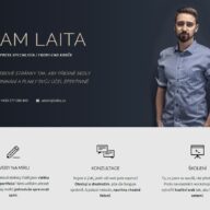 Copywriting menšího webu – texty pro prezentaci WP specialisty Adama Laity