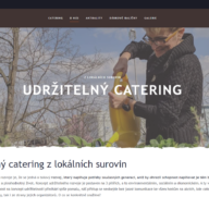 Příklad copywritingu landing page na webu cateringové firmy Foodin